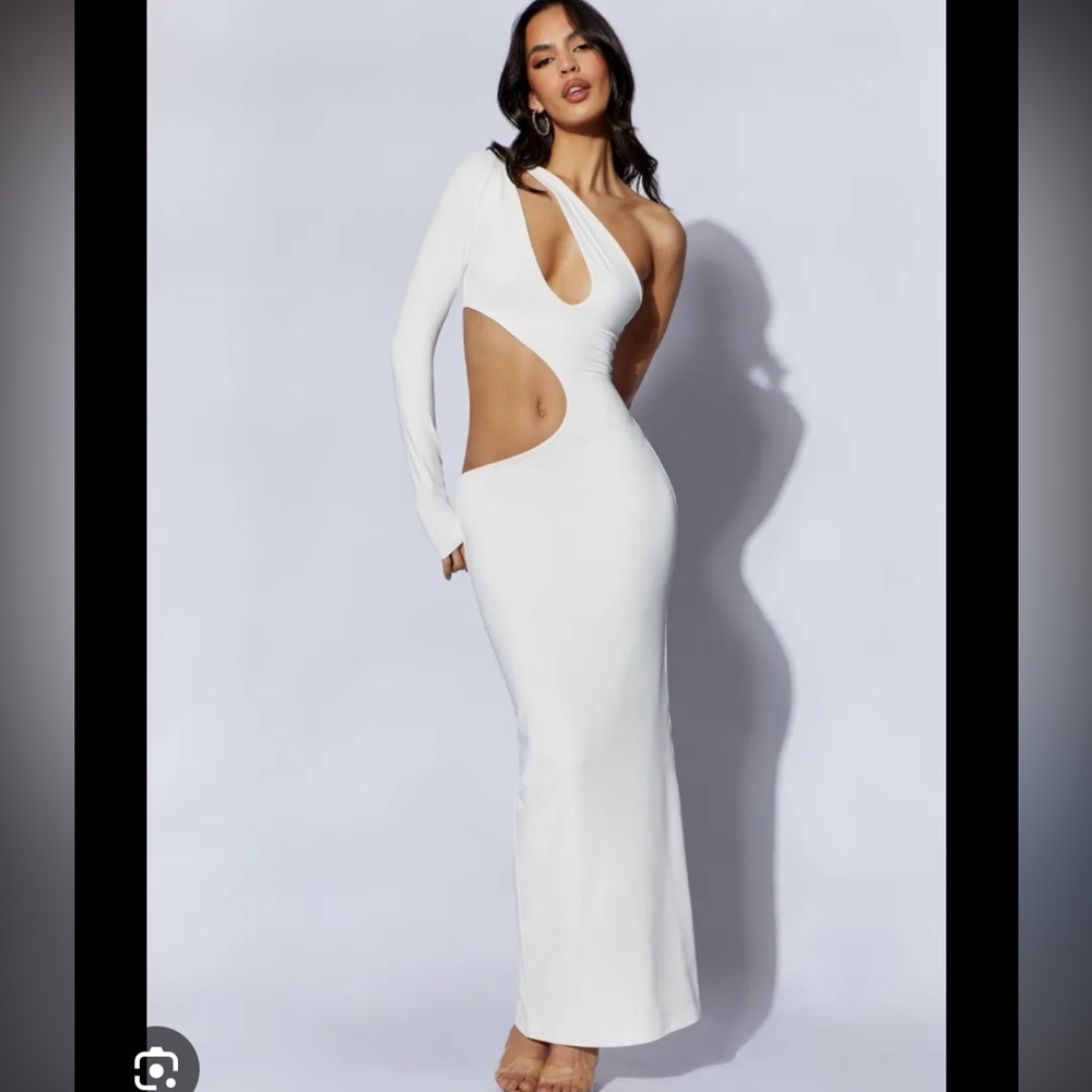 Joyce One Shoulder Cut Out Maxi